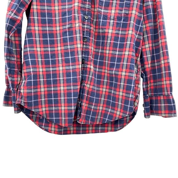 J. Crew Women Cotton Plaid Pattern Button Up Long Sleeve Shirt - Picture 3 of 9